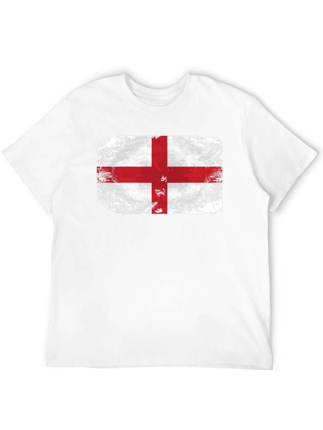 England Flag Graphic Black T-Shirt