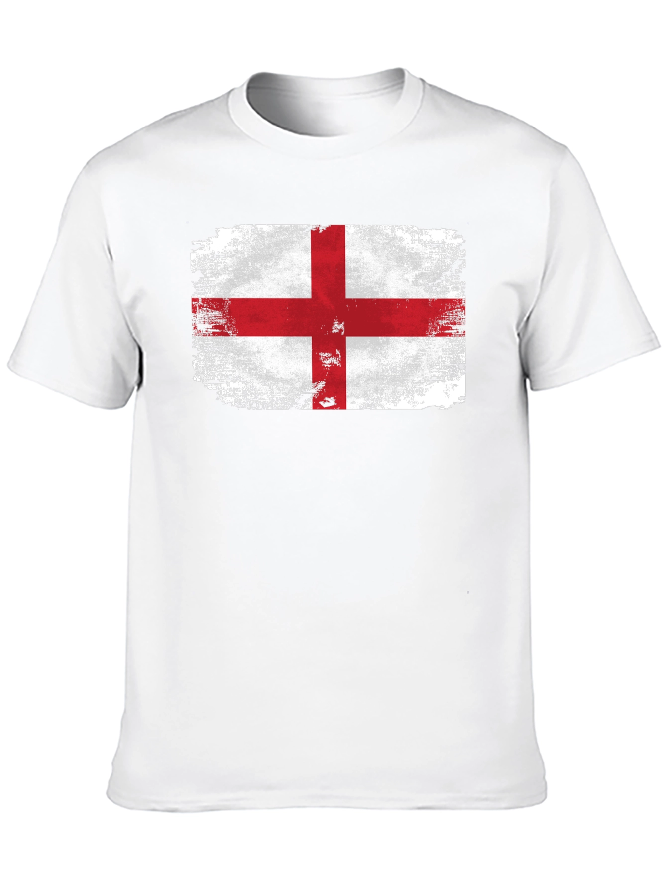 England Flag Graphic Black T-Shirt
