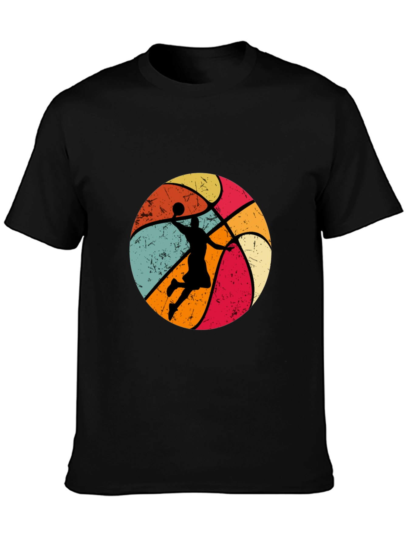 Retro Basketball Dunk T-Shirt