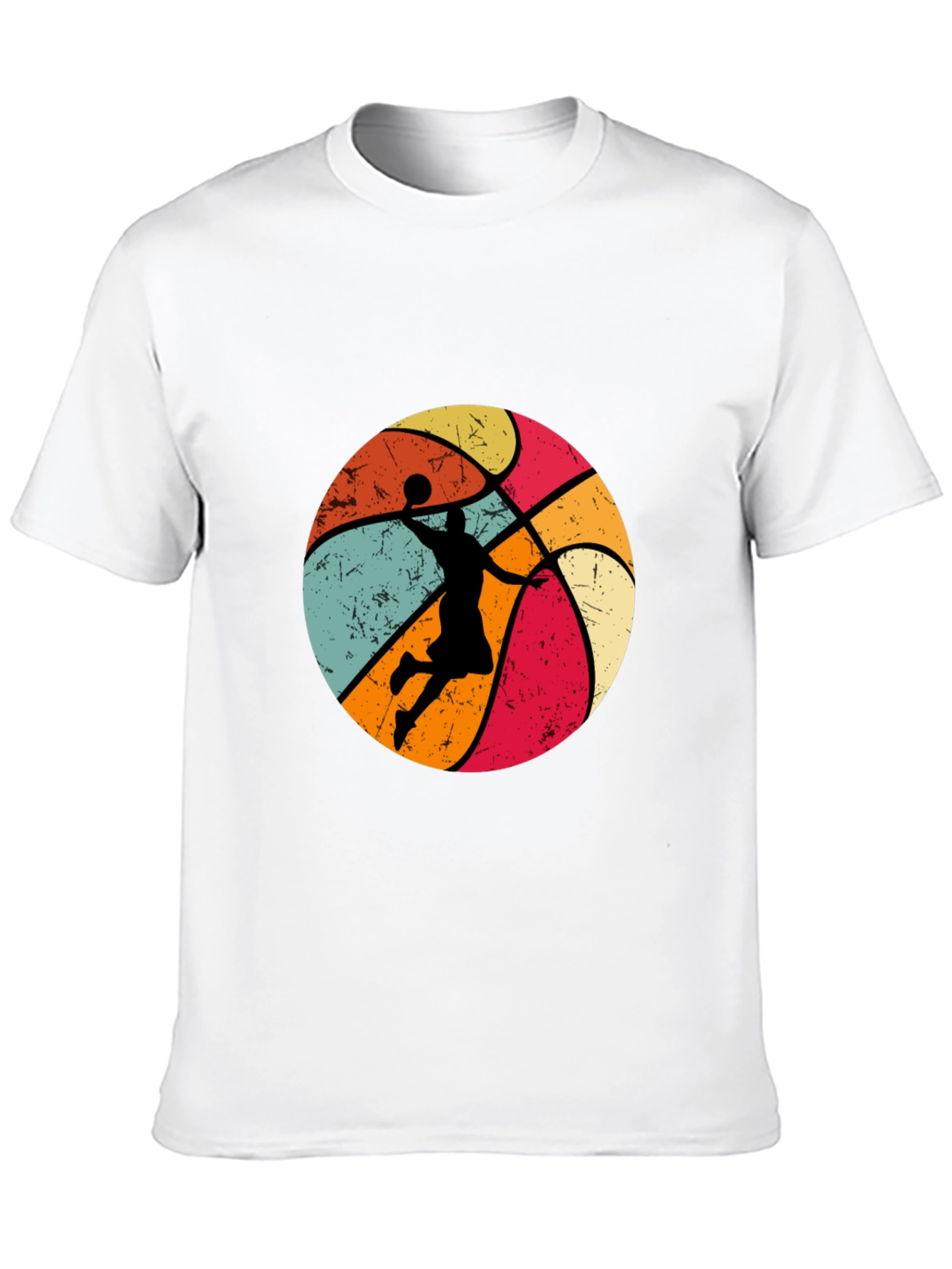 Retro Basketball Dunk T-Shirt