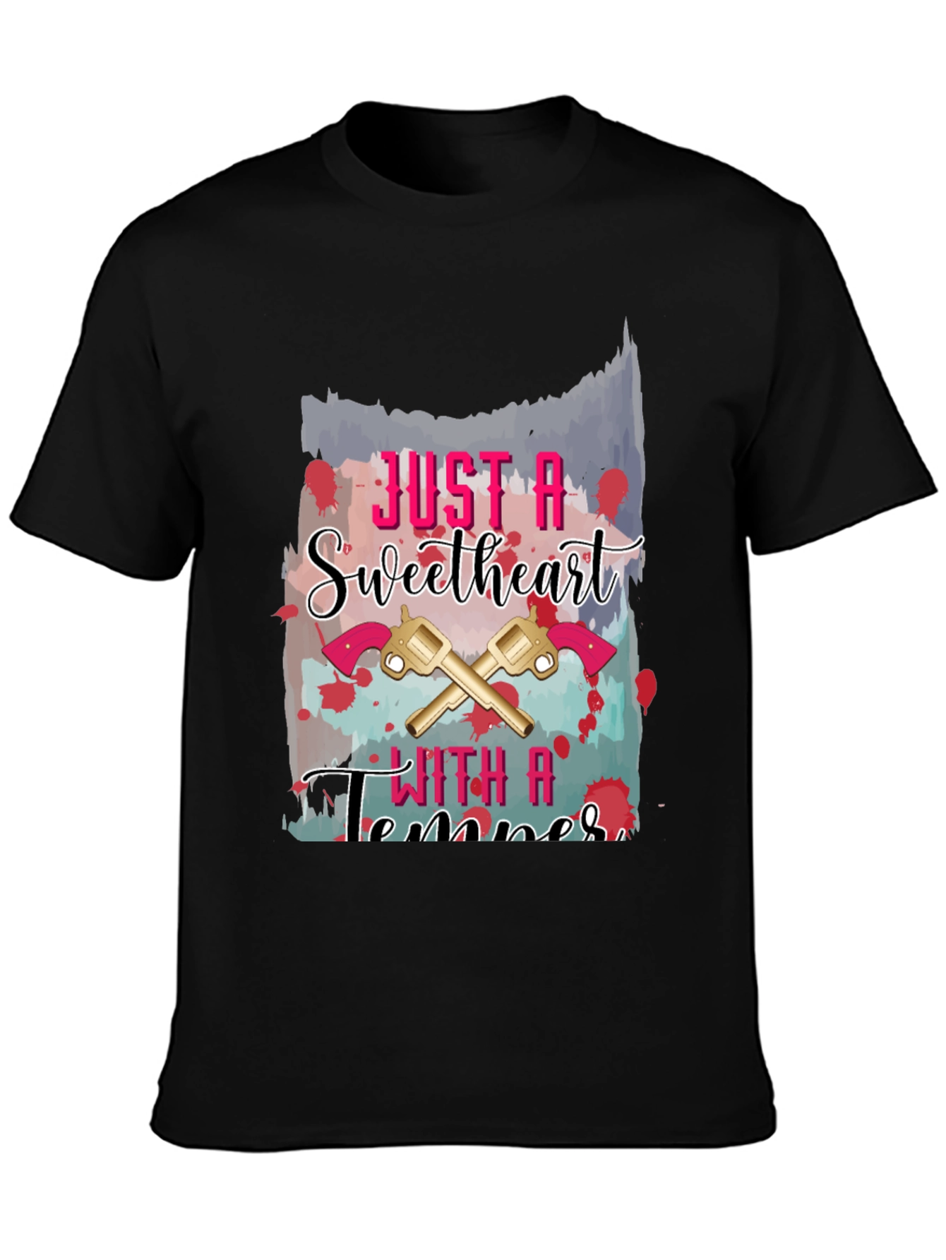 Sweetheart With a Temper Graphic T-Shirt