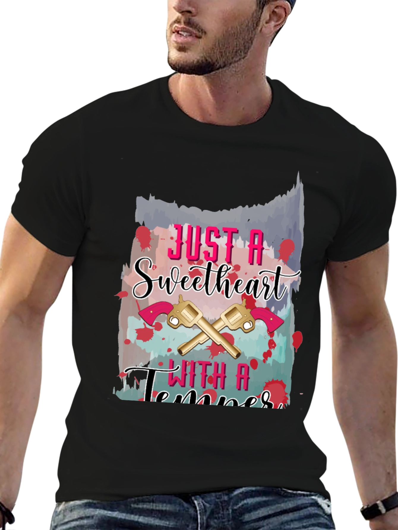 Sweetheart With a Temper Graphic T-Shirt