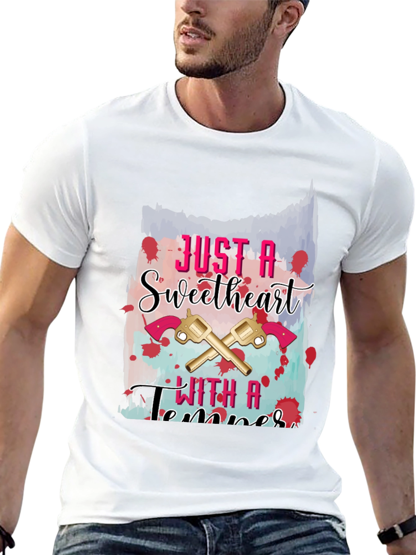 Sweetheart With a Temper Graphic T-Shirt