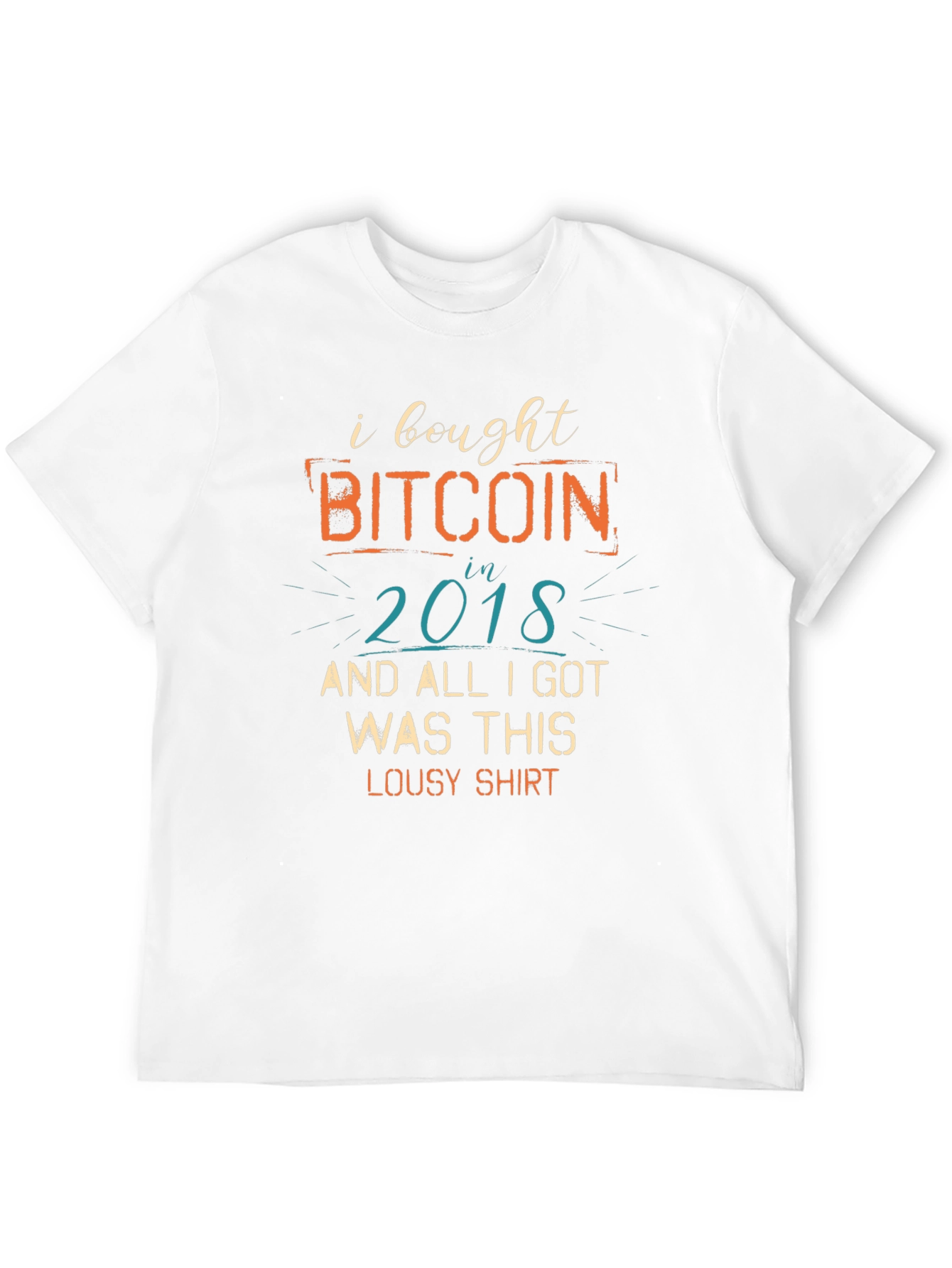 Bitcoin 2018 Funny Graphic Tee