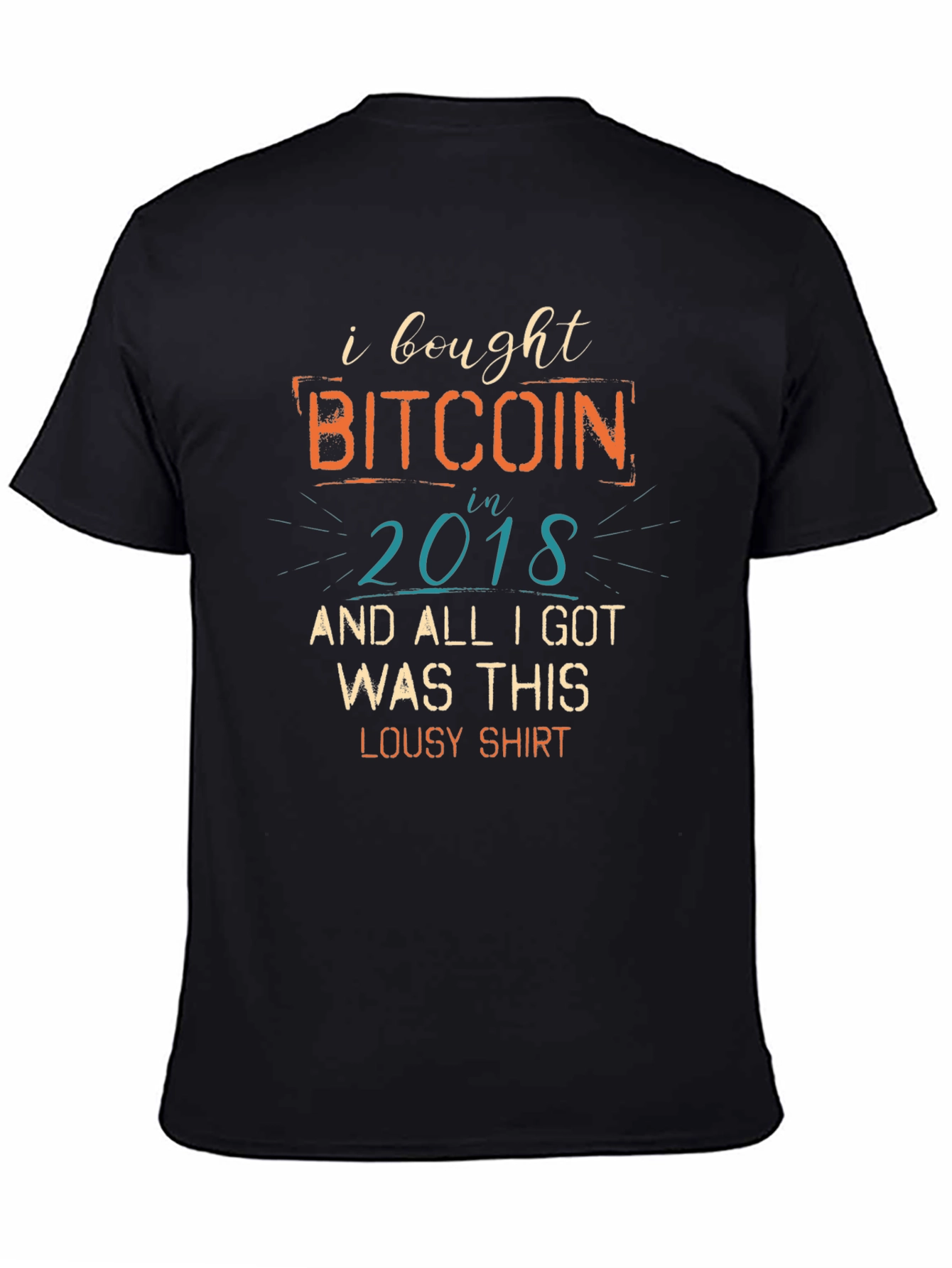 Bitcoin 2018 Funny Graphic Tee