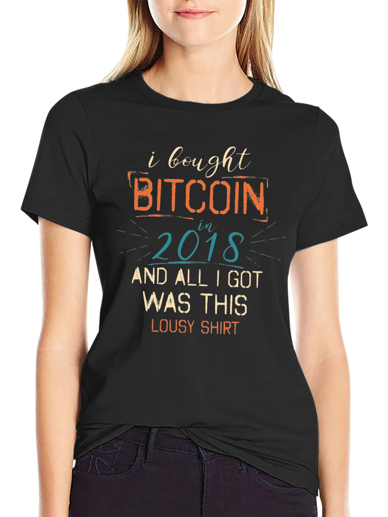 Bitcoin 2018 Funny Graphic Tee