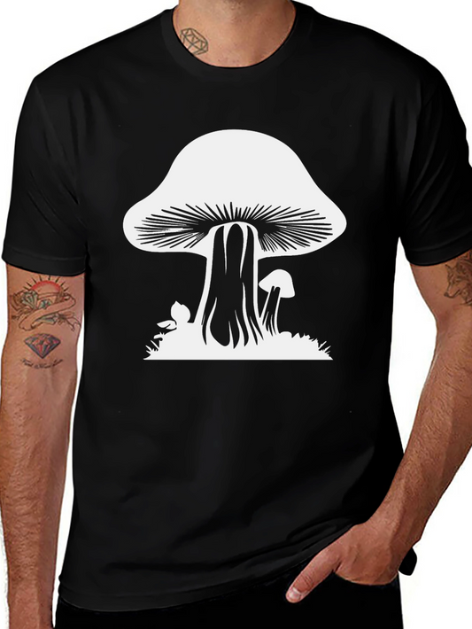 Mushroom Graphic Tee - Funky Fungi Fashion