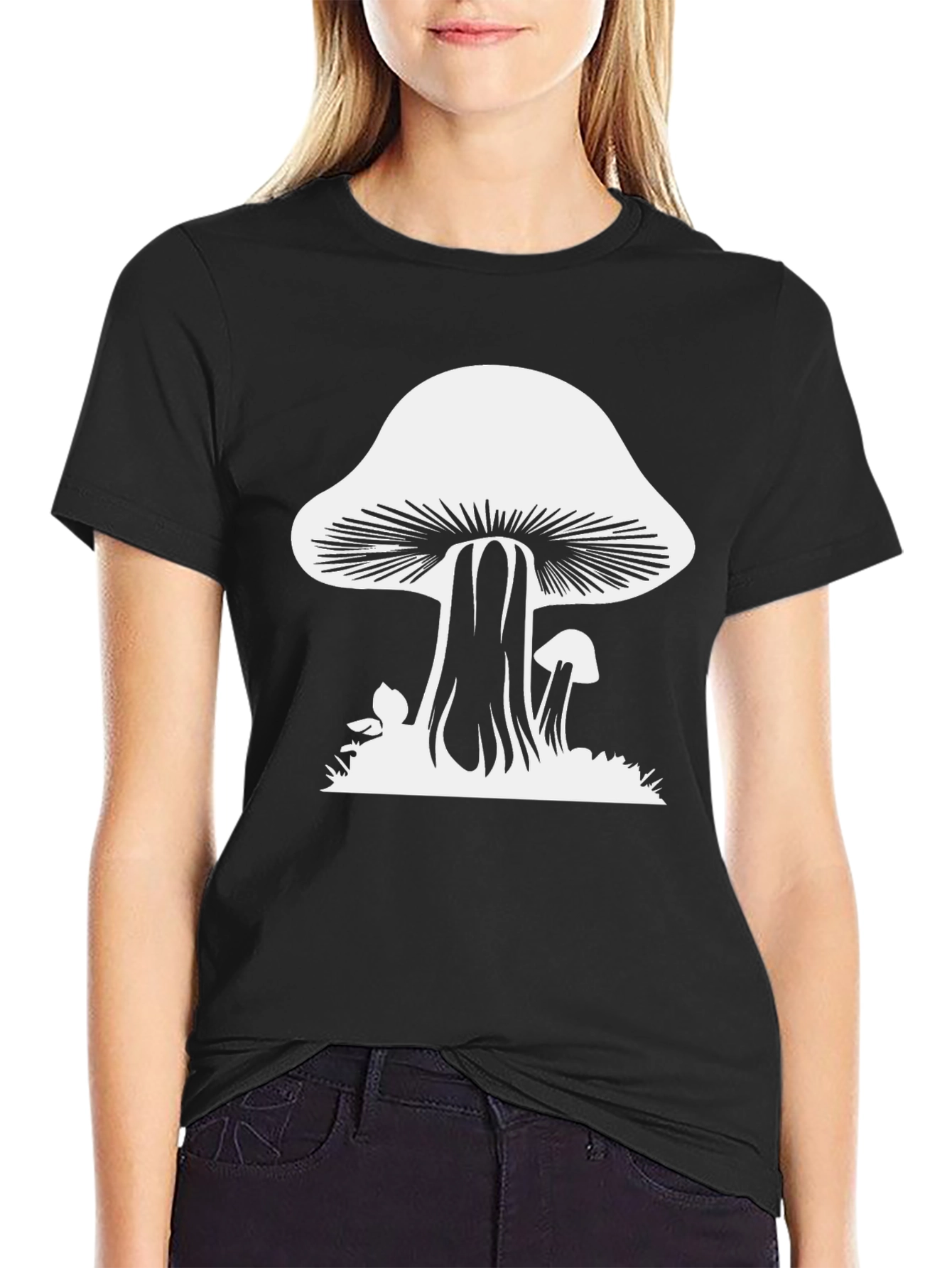 Mushroom Graphic Tee - Funky Fungi Fashion