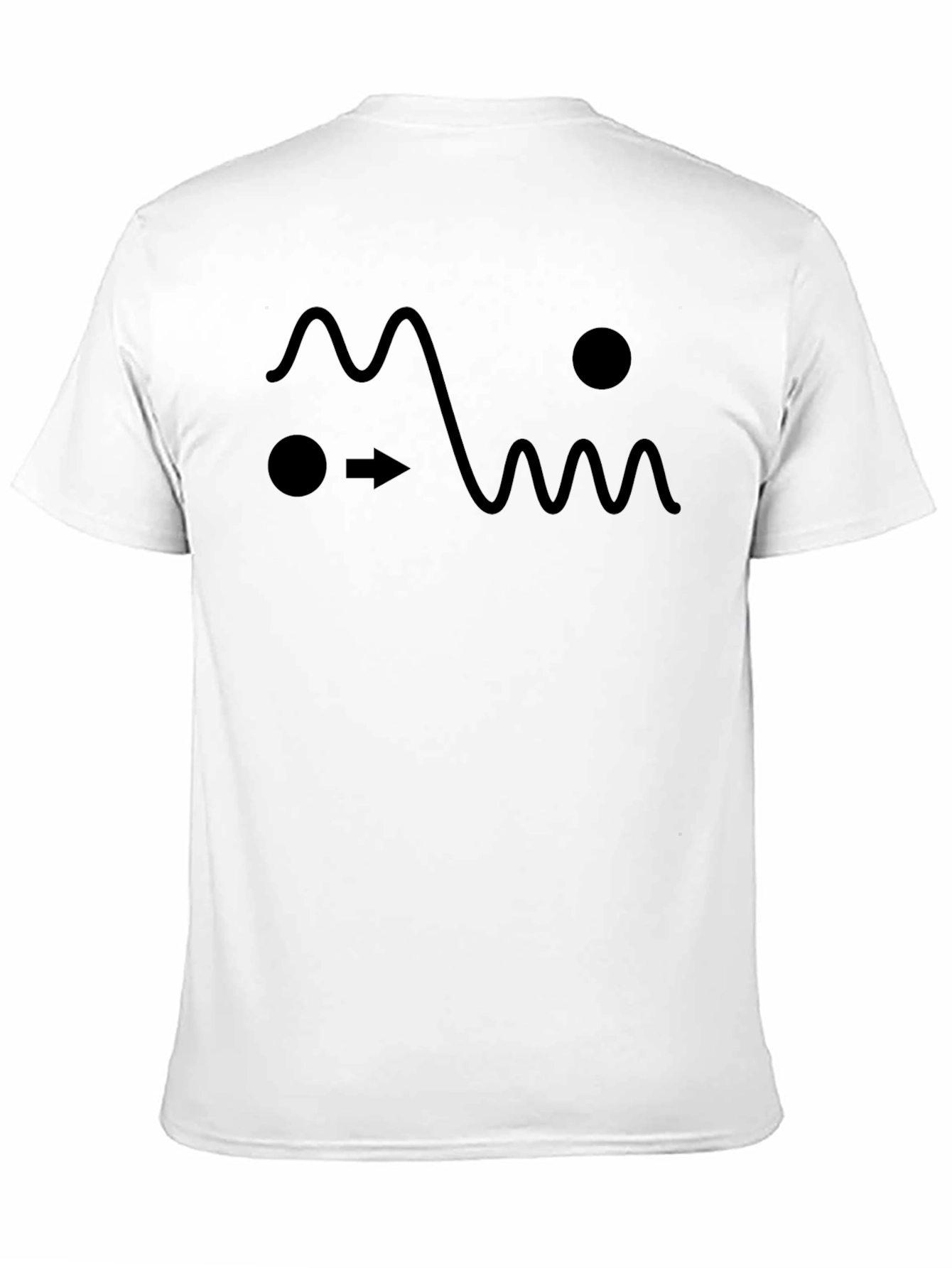 Abstract Black Graphic Tee