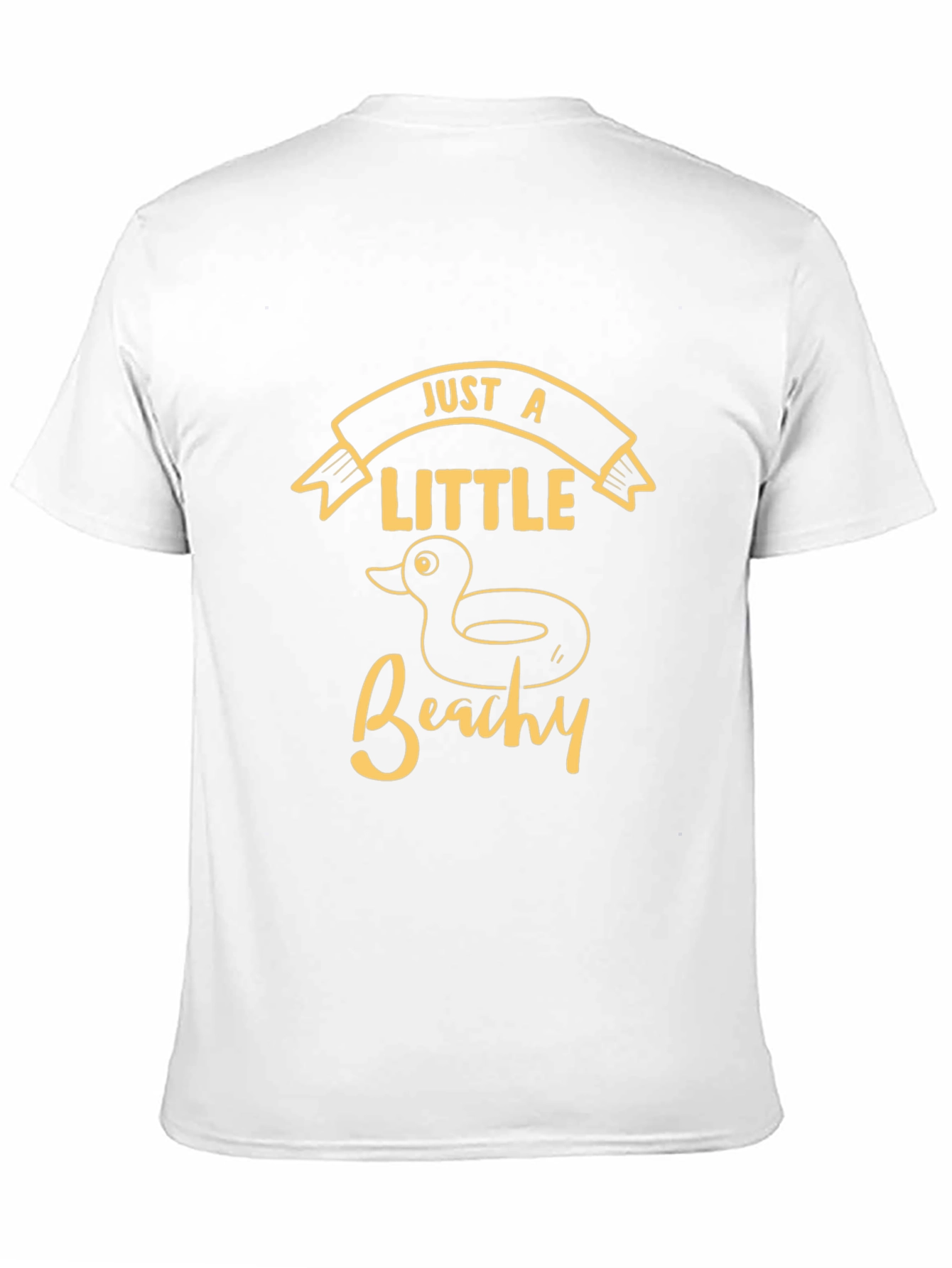 Just a Little Beachy T-Shirt - Novelty Duck Design
