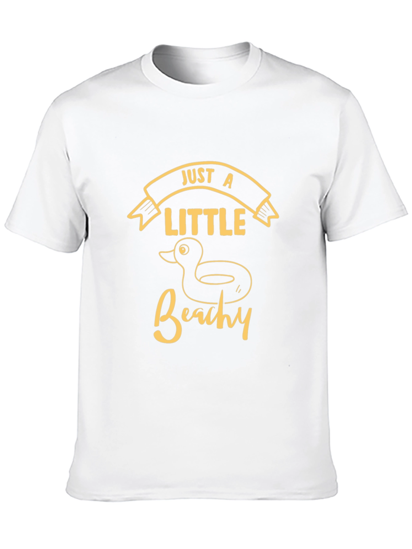 Just a Little Beachy T-Shirt - Novelty Duck Design