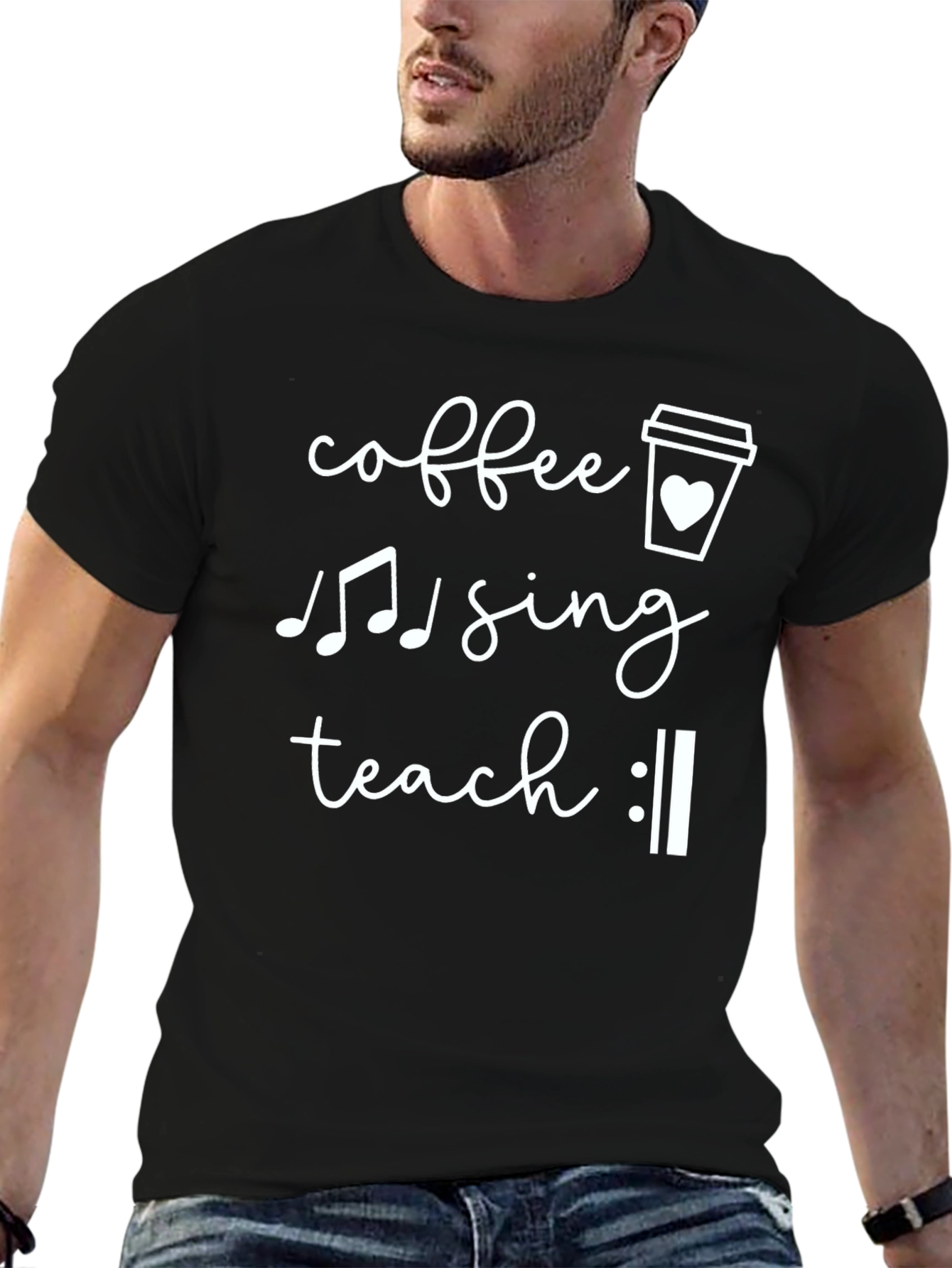 Coffee Sing Teach Graphic Tee