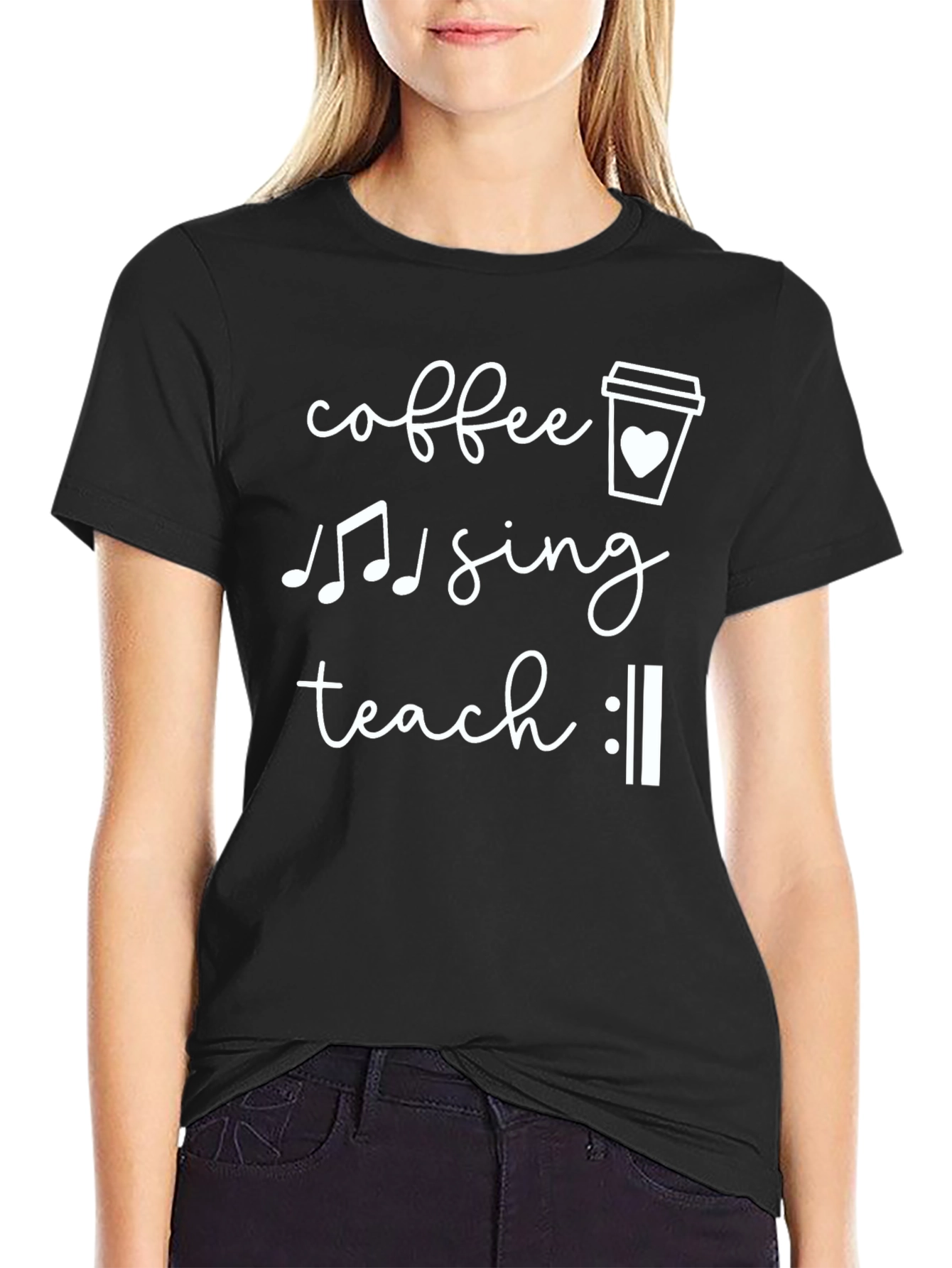 Coffee Sing Teach Graphic Tee