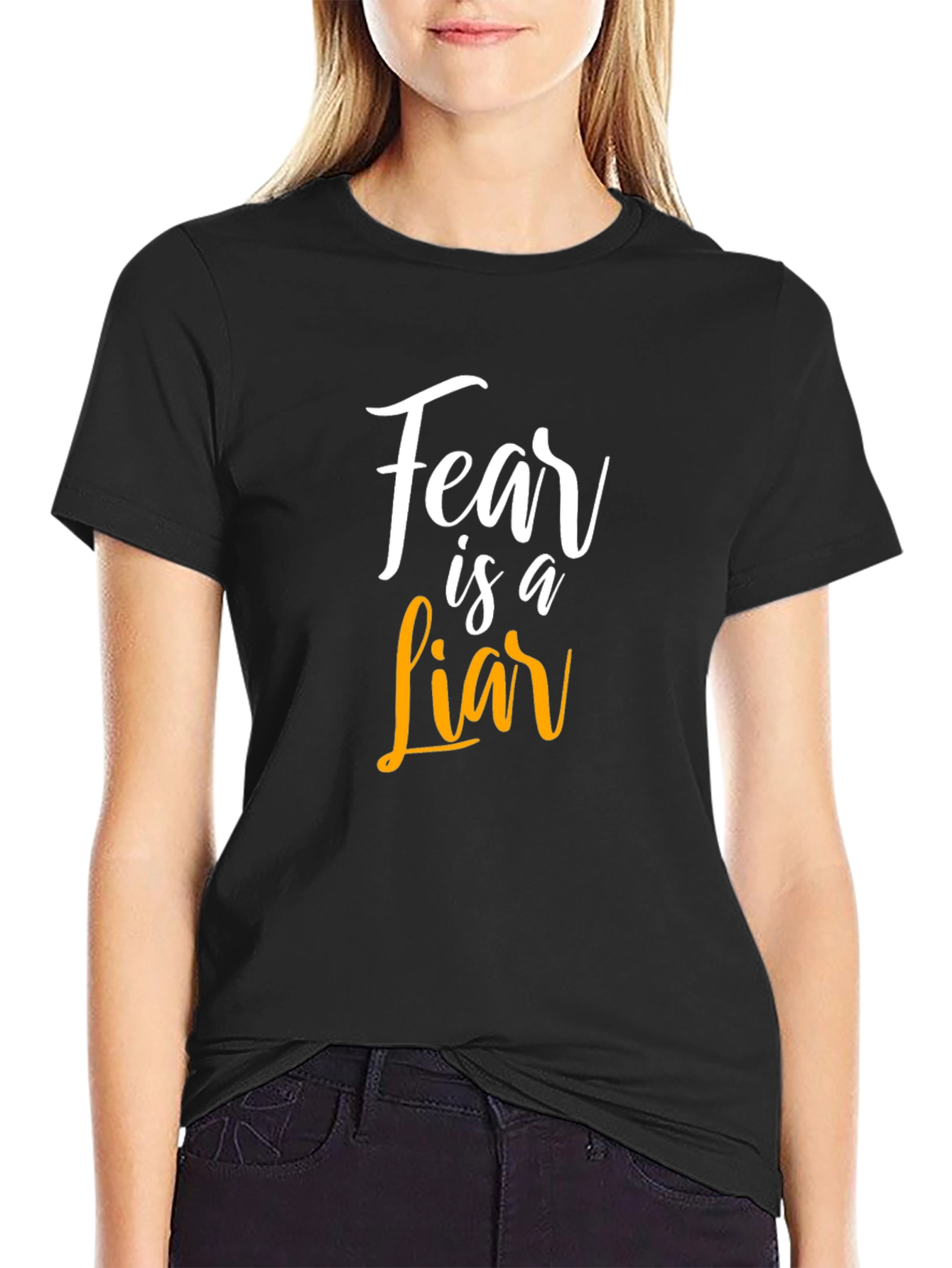 Fear is a Liar T-Shirt - Motivational Graphic Tee