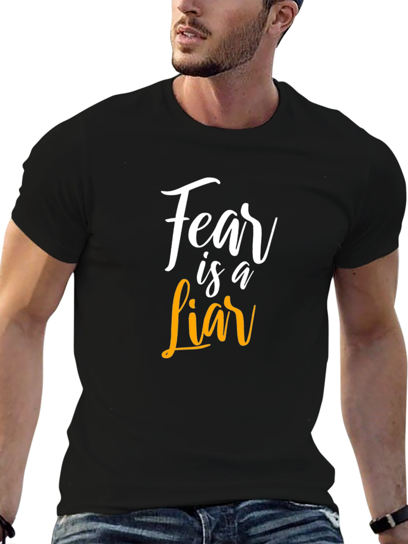 Fear is a Liar T-Shirt - Motivational Graphic Tee