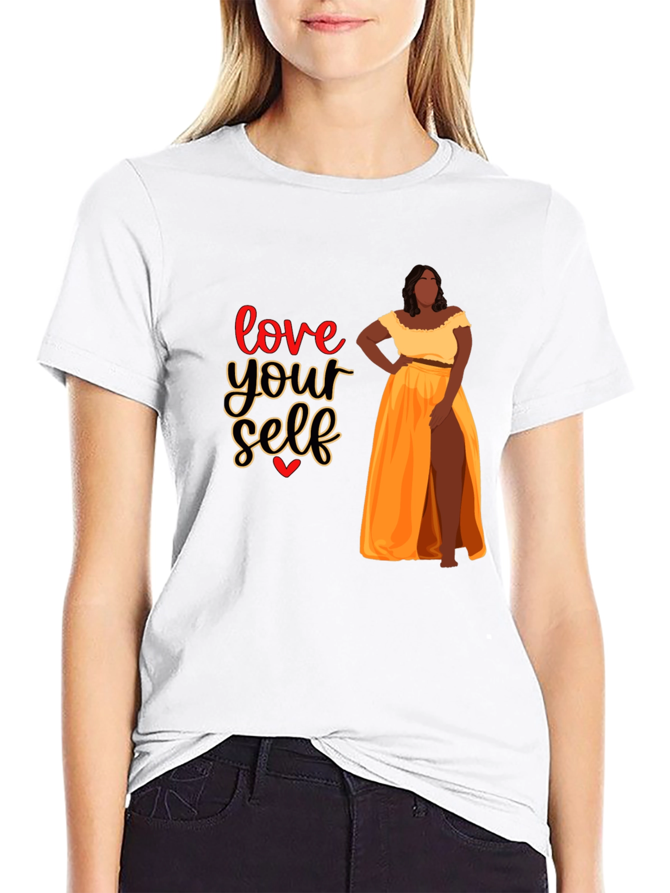 Love Yourself Womens Graphic Tee