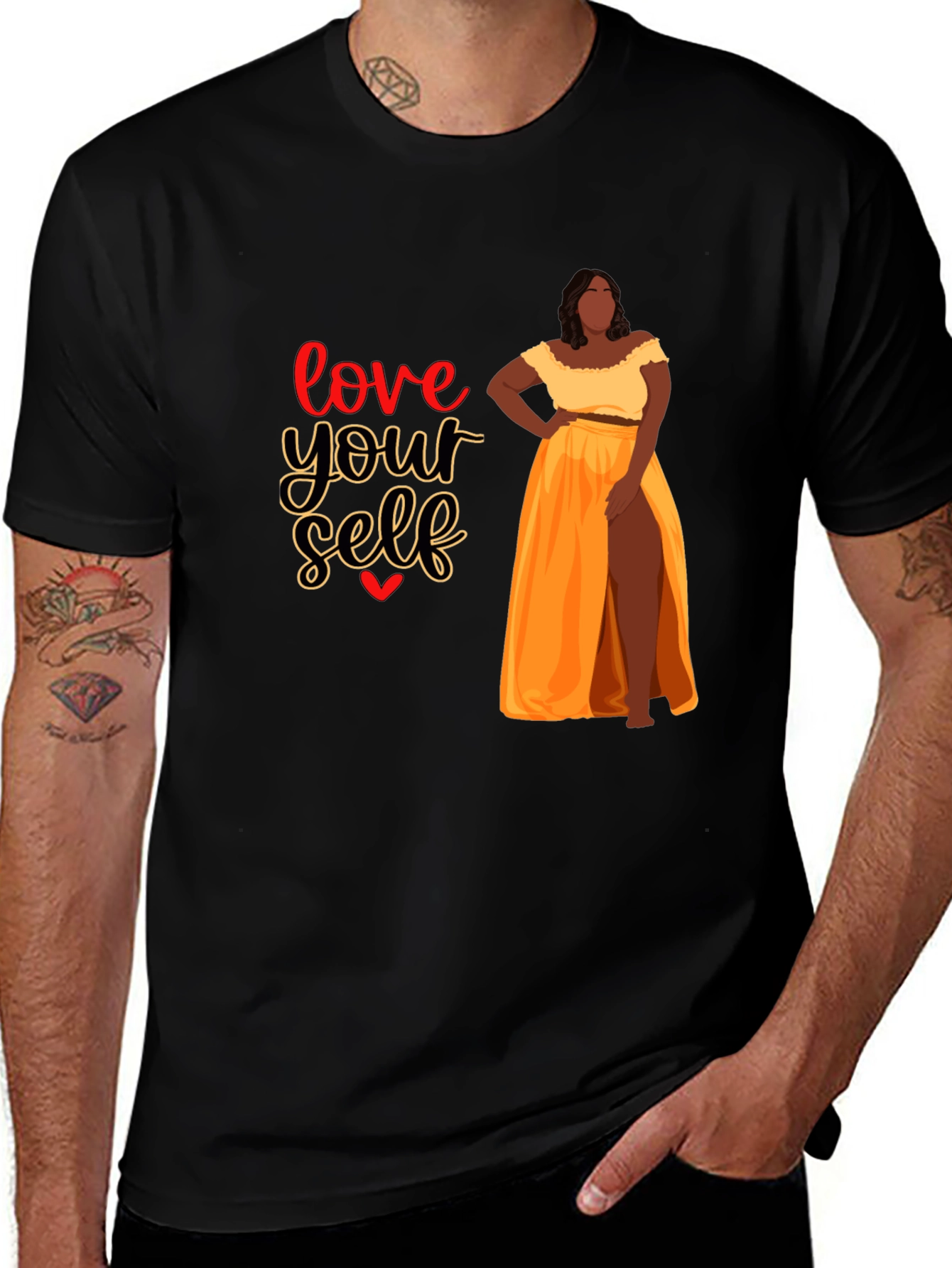 Love Yourself Womens Graphic Tee