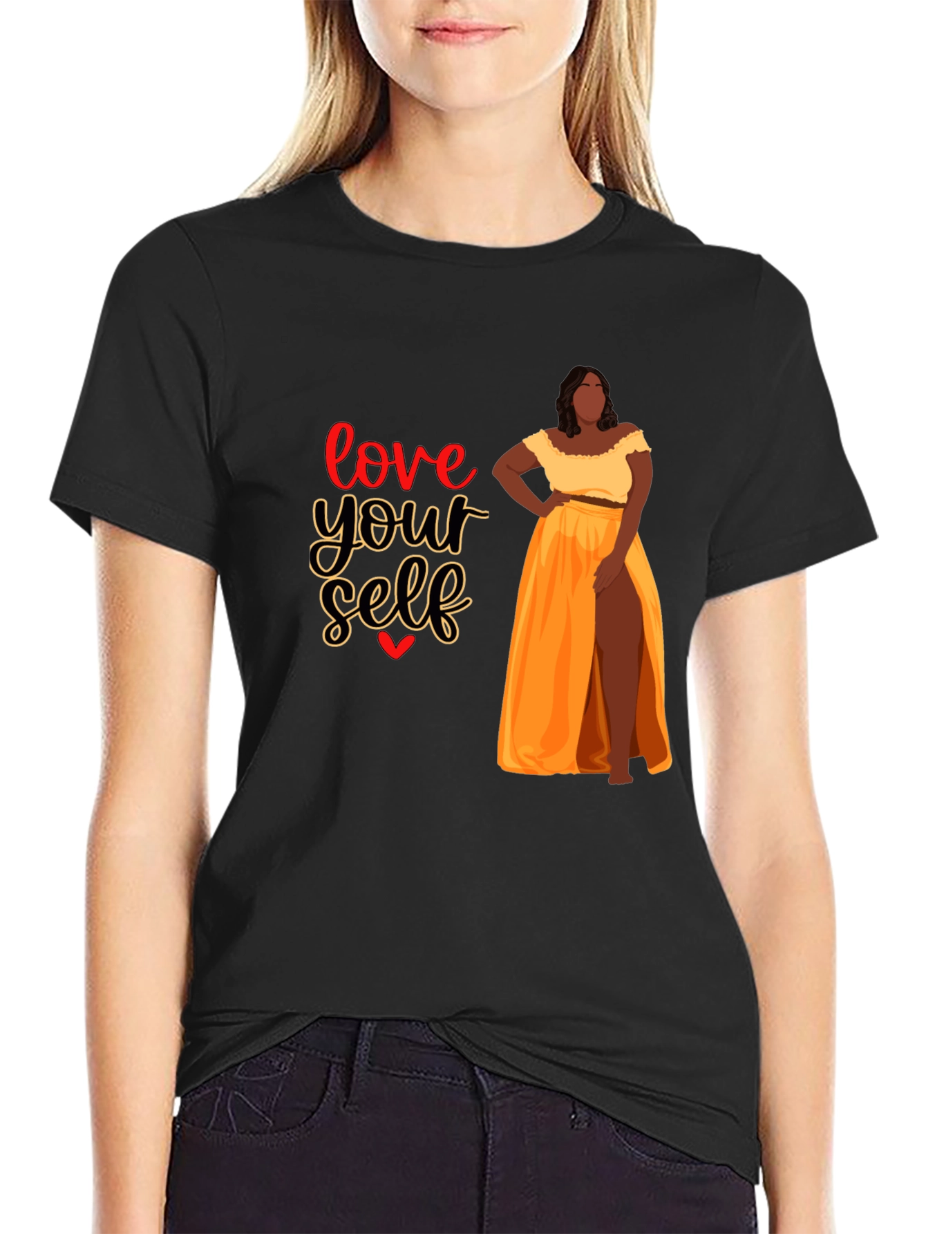 Love Yourself Womens Graphic Tee