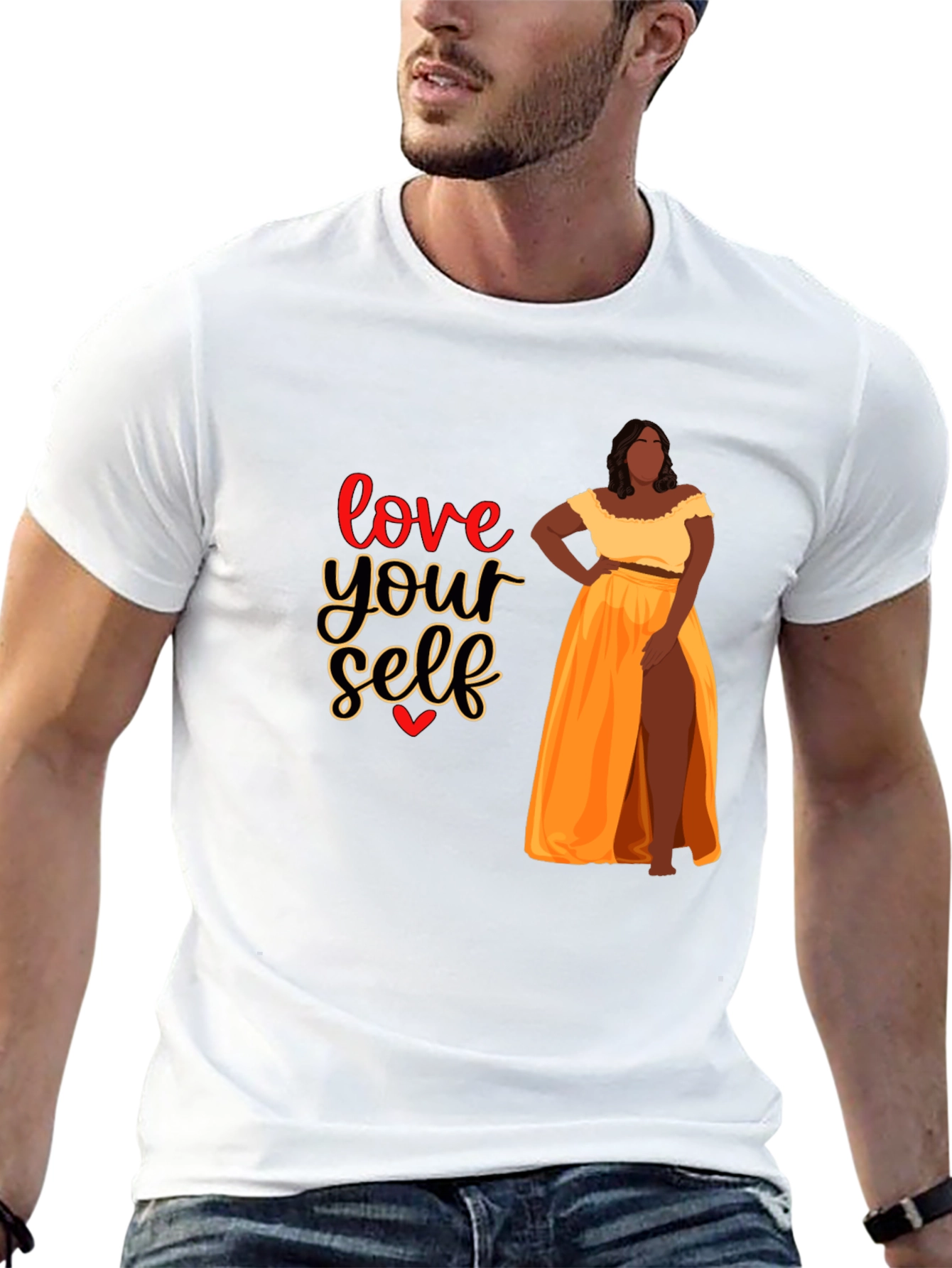 Love Yourself Womens Graphic Tee