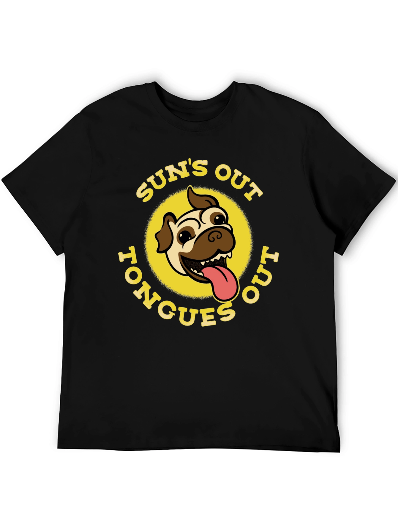 Suns Out Tongues Out Black T-Shirt