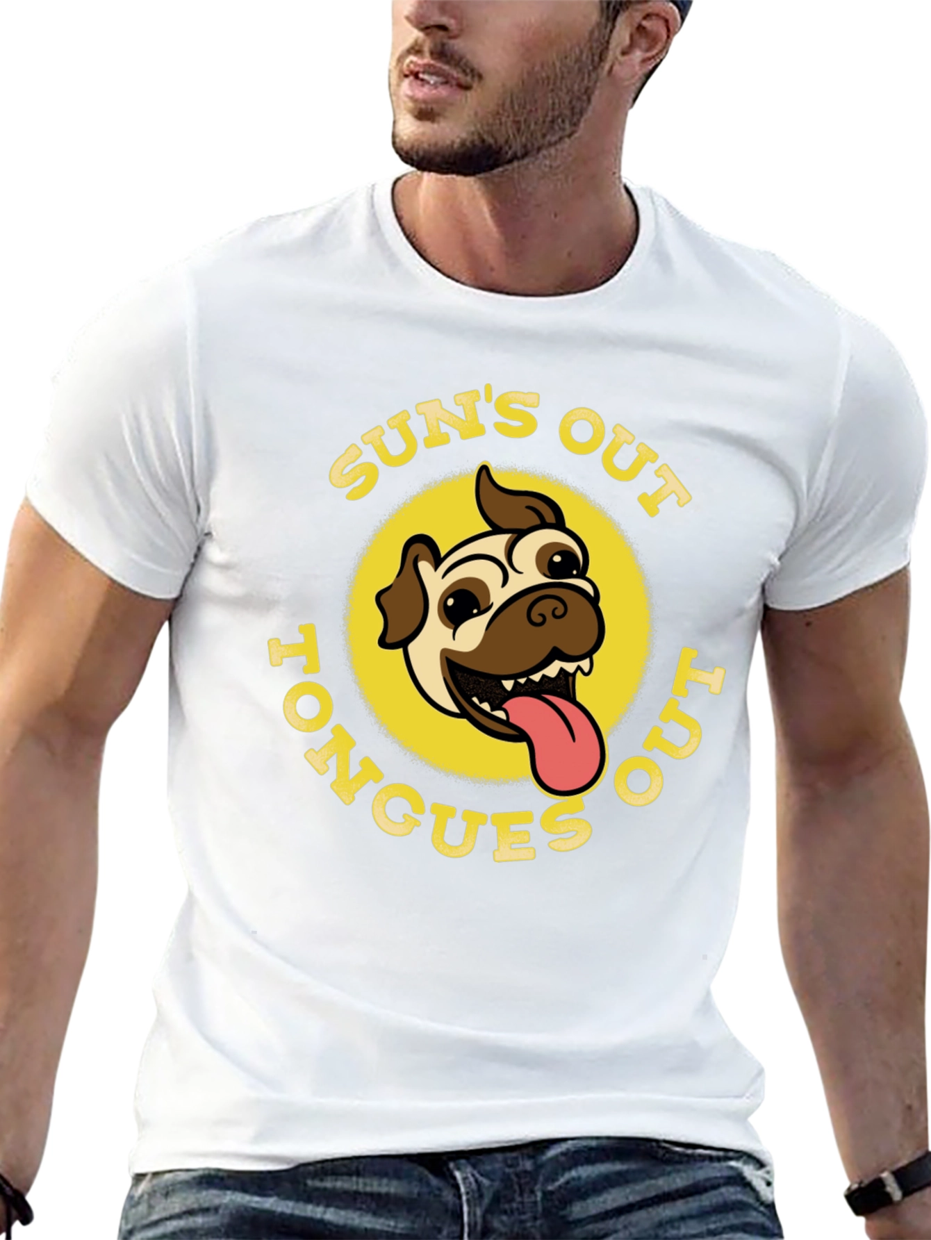 Suns Out Tongues Out Black T-Shirt