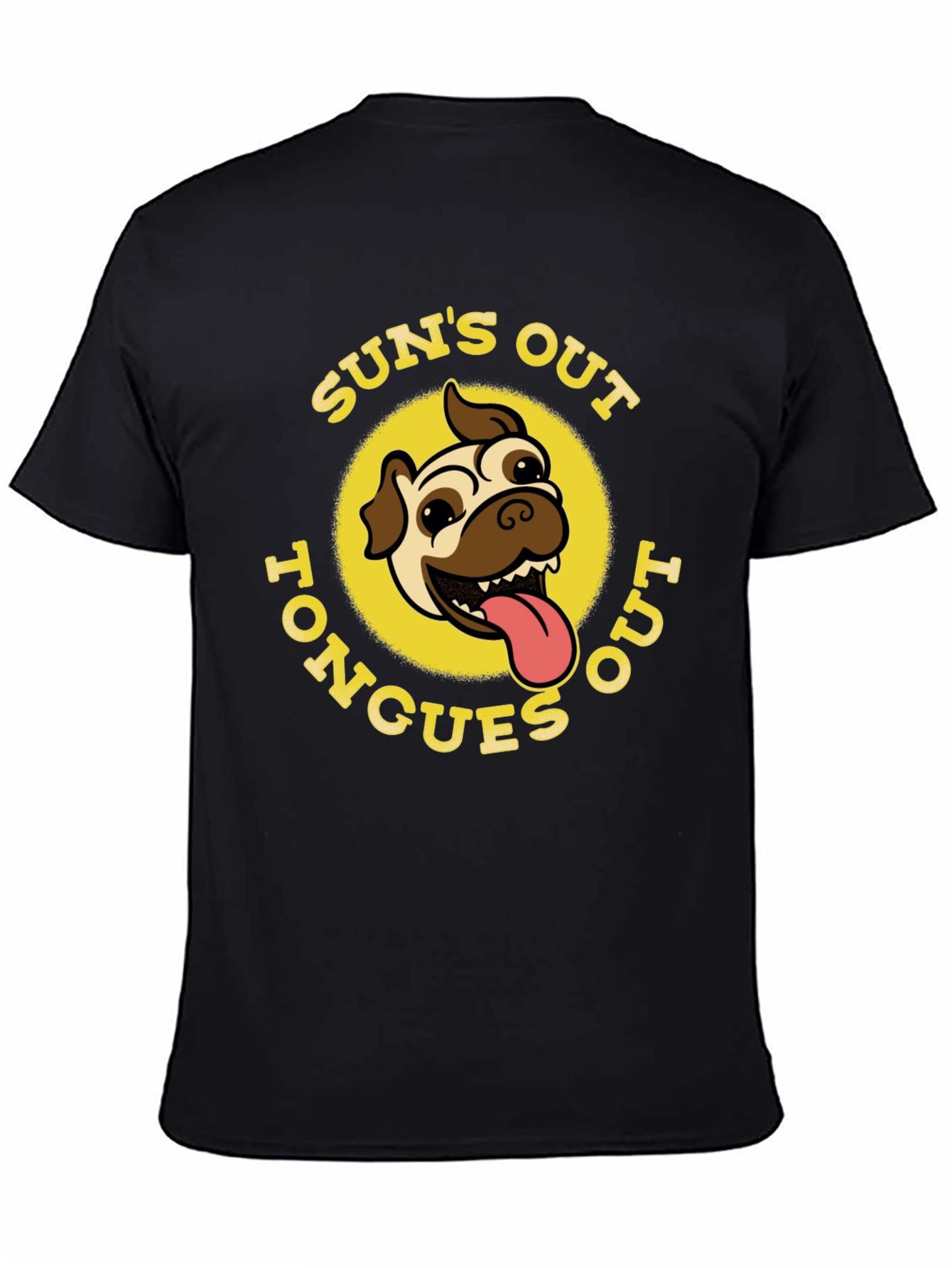 Suns Out Tongues Out Black T-Shirt