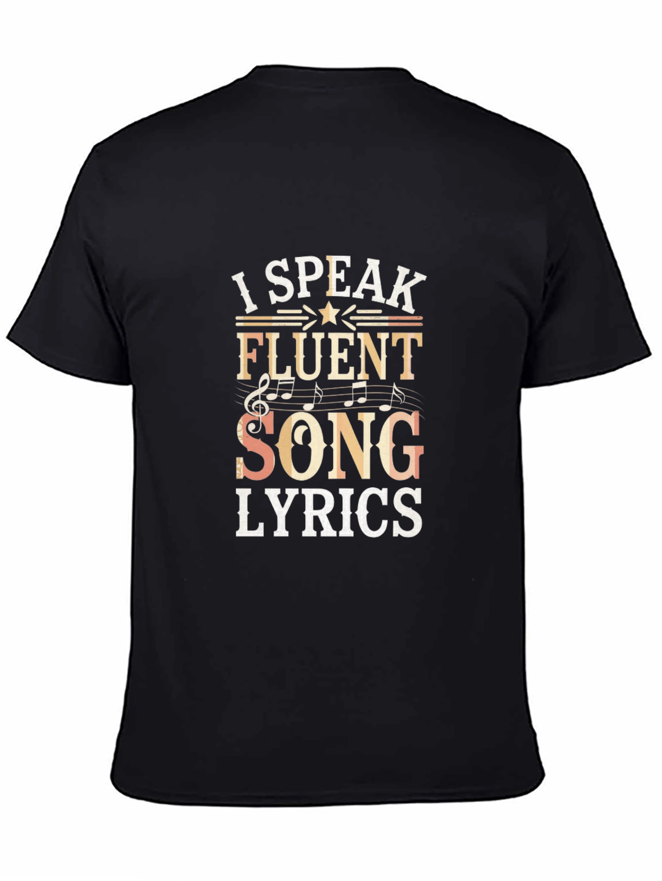 Fluent Song Lyrics T-Shirt - Music Lover Tee