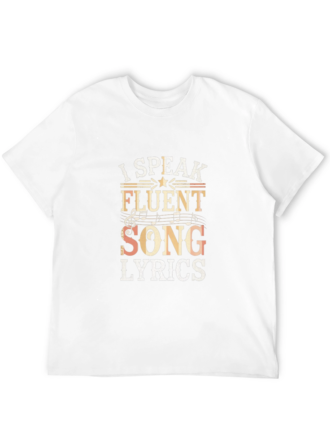 Fluent Song Lyrics T-Shirt - Music Lover Tee