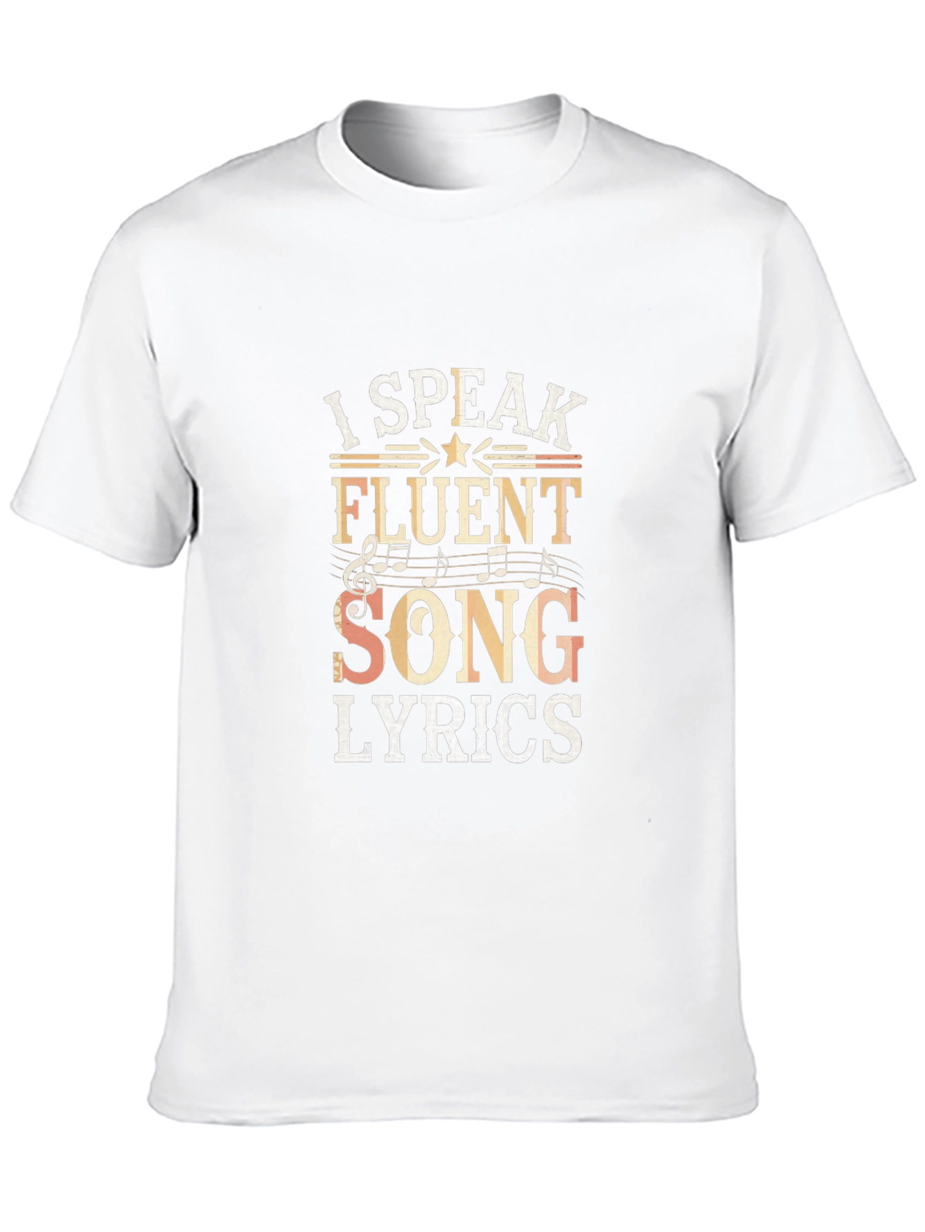 Fluent Song Lyrics T-Shirt - Music Lover Tee