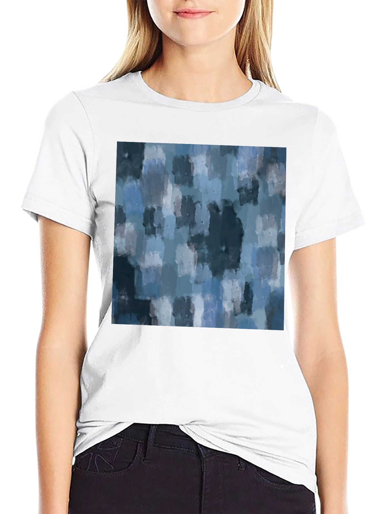 Abstract Watercolor Pattern T-Shirt