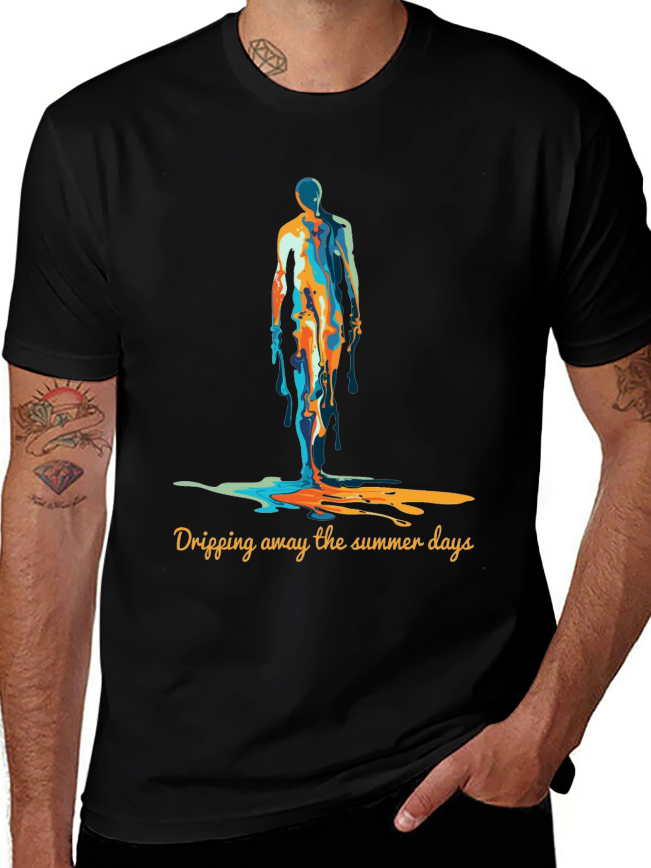 Dripping Away Summer Days Graphic Tee