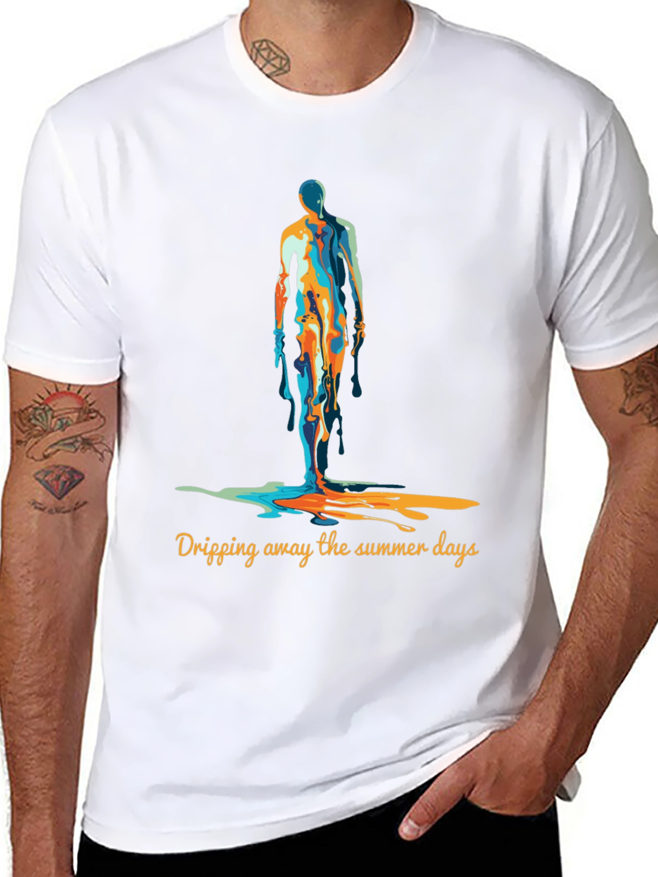Dripping Away Summer Days Graphic Tee