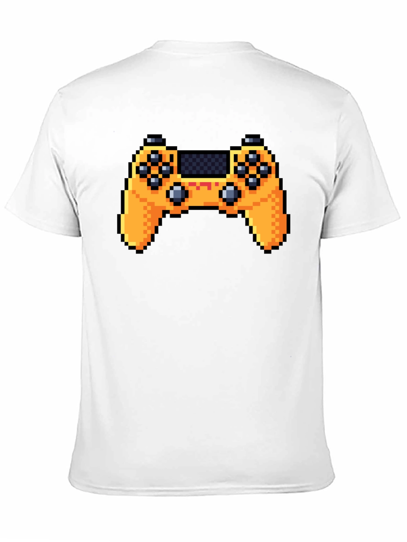 Pixel Game Controller Black T-Shirt