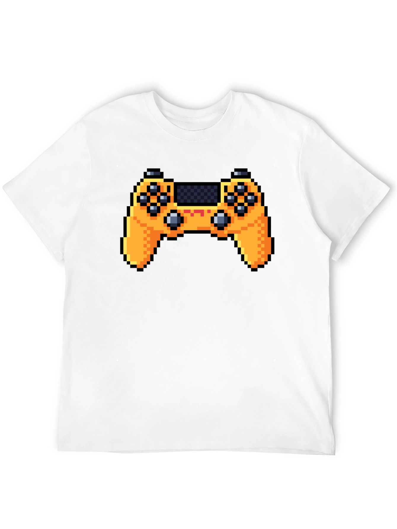 Pixel Game Controller Black T-Shirt