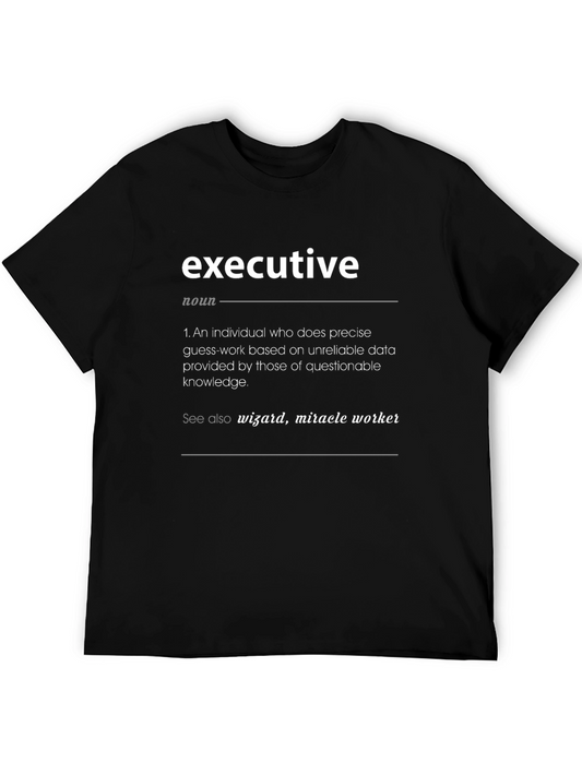 Executive Definition Black T-Shirt