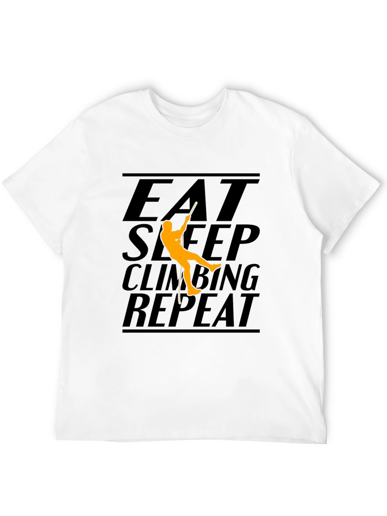 Eat Sleep Climbing Repeat Black T-Shirt