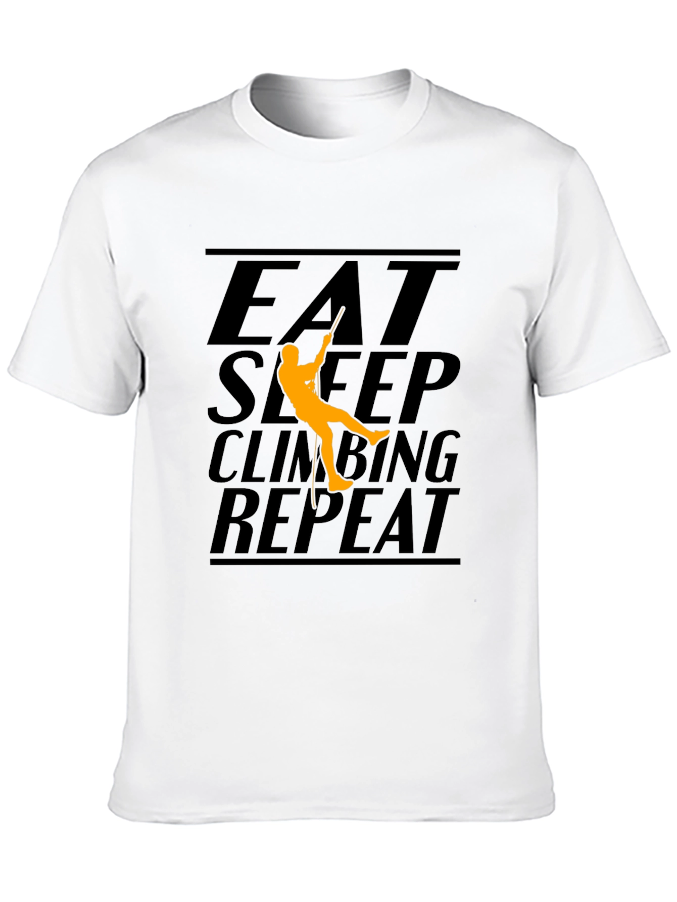 Eat Sleep Climbing Repeat Black T-Shirt