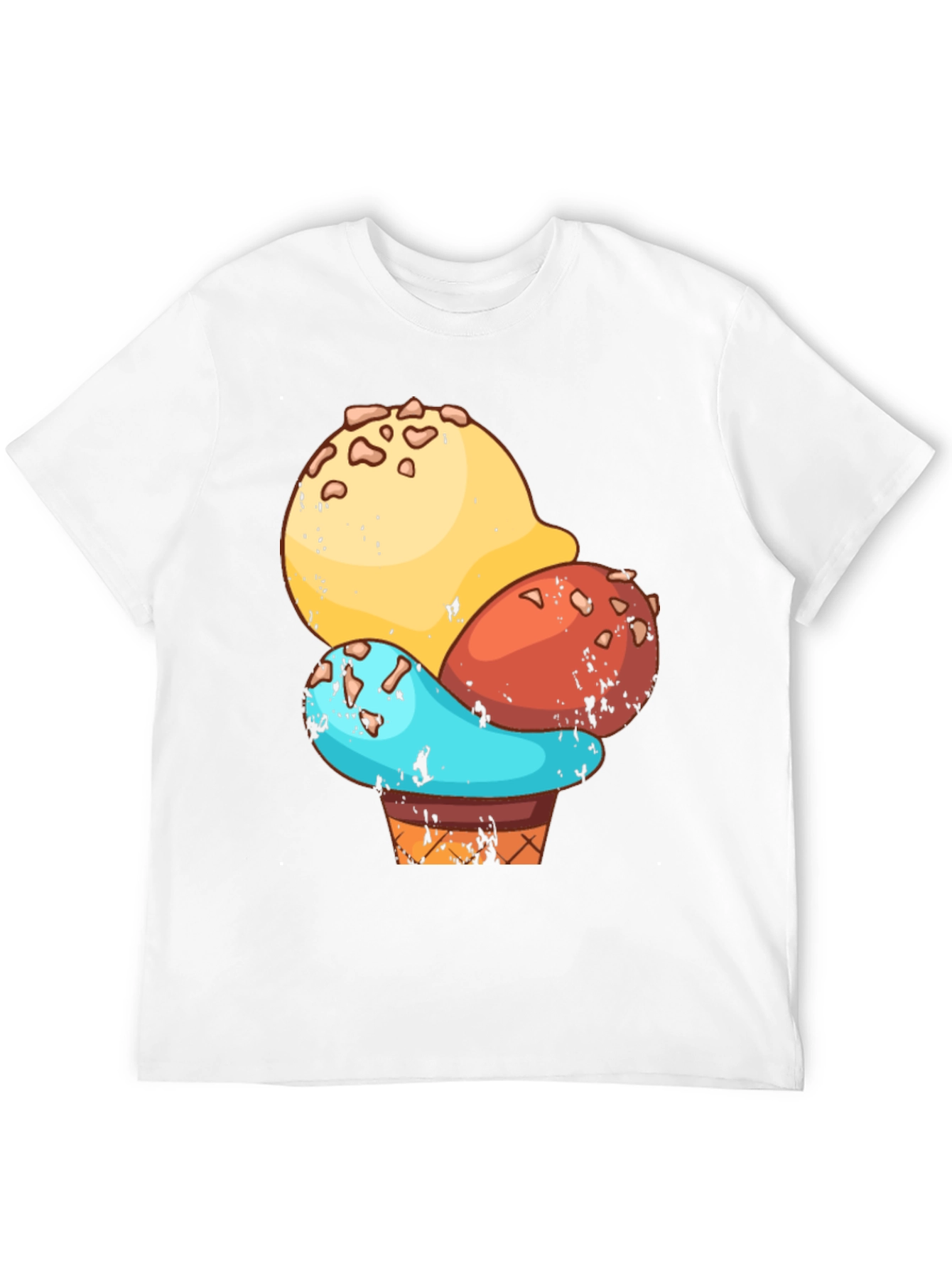 Ice Cream Cone Graphic T-Shirt