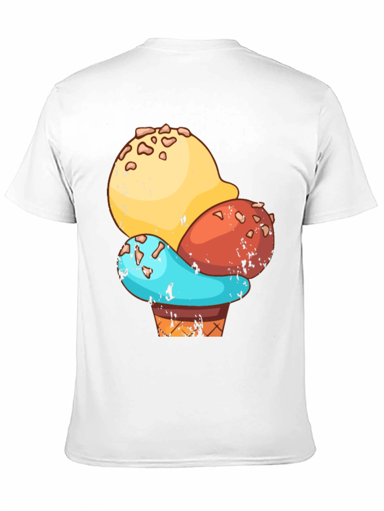Ice Cream Cone Graphic T-Shirt