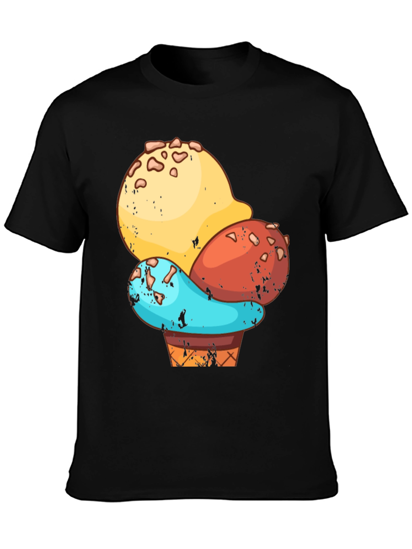 Ice Cream Cone Graphic T-Shirt