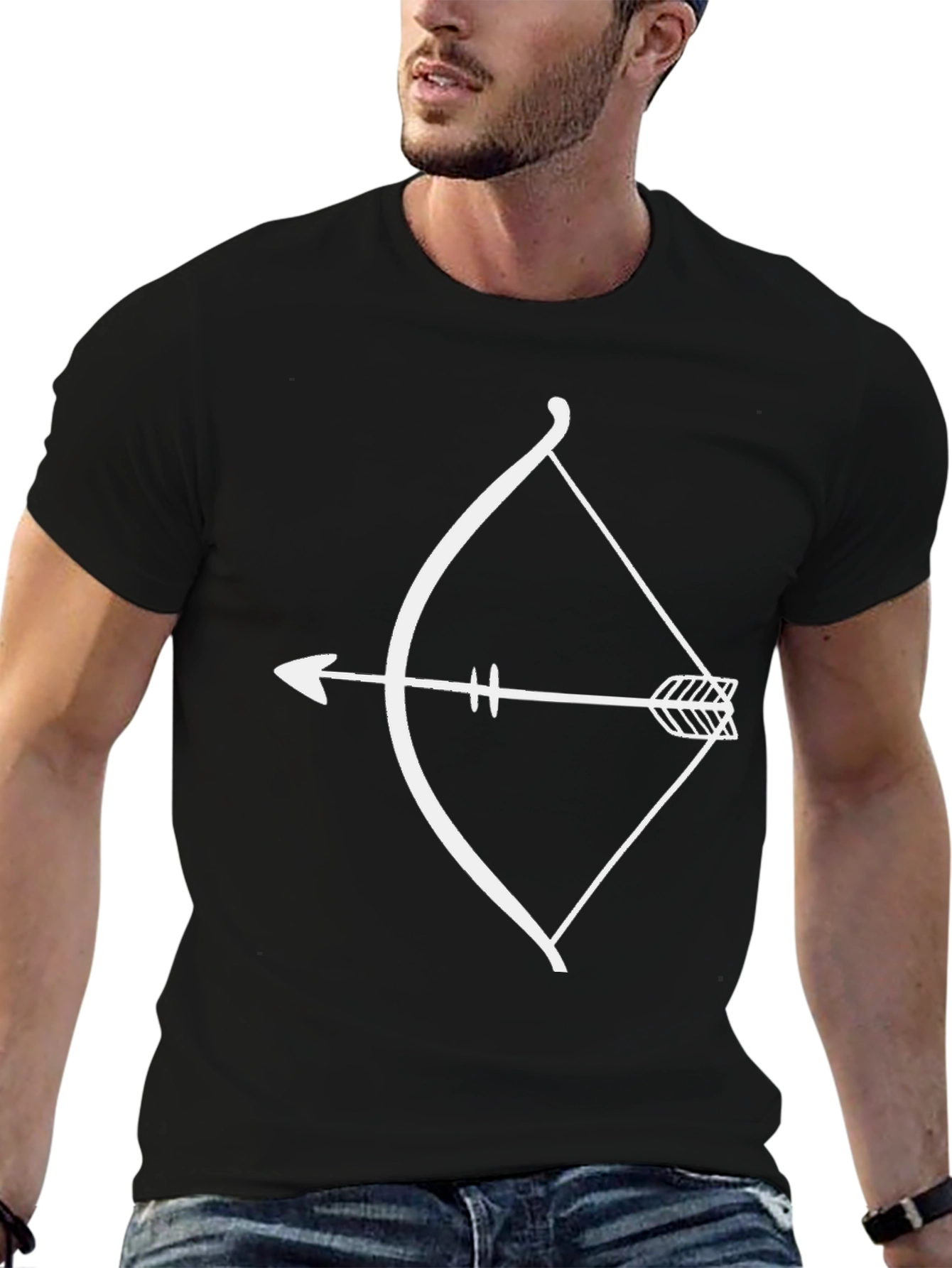 Archery Bow and Arrow Graphic Tee