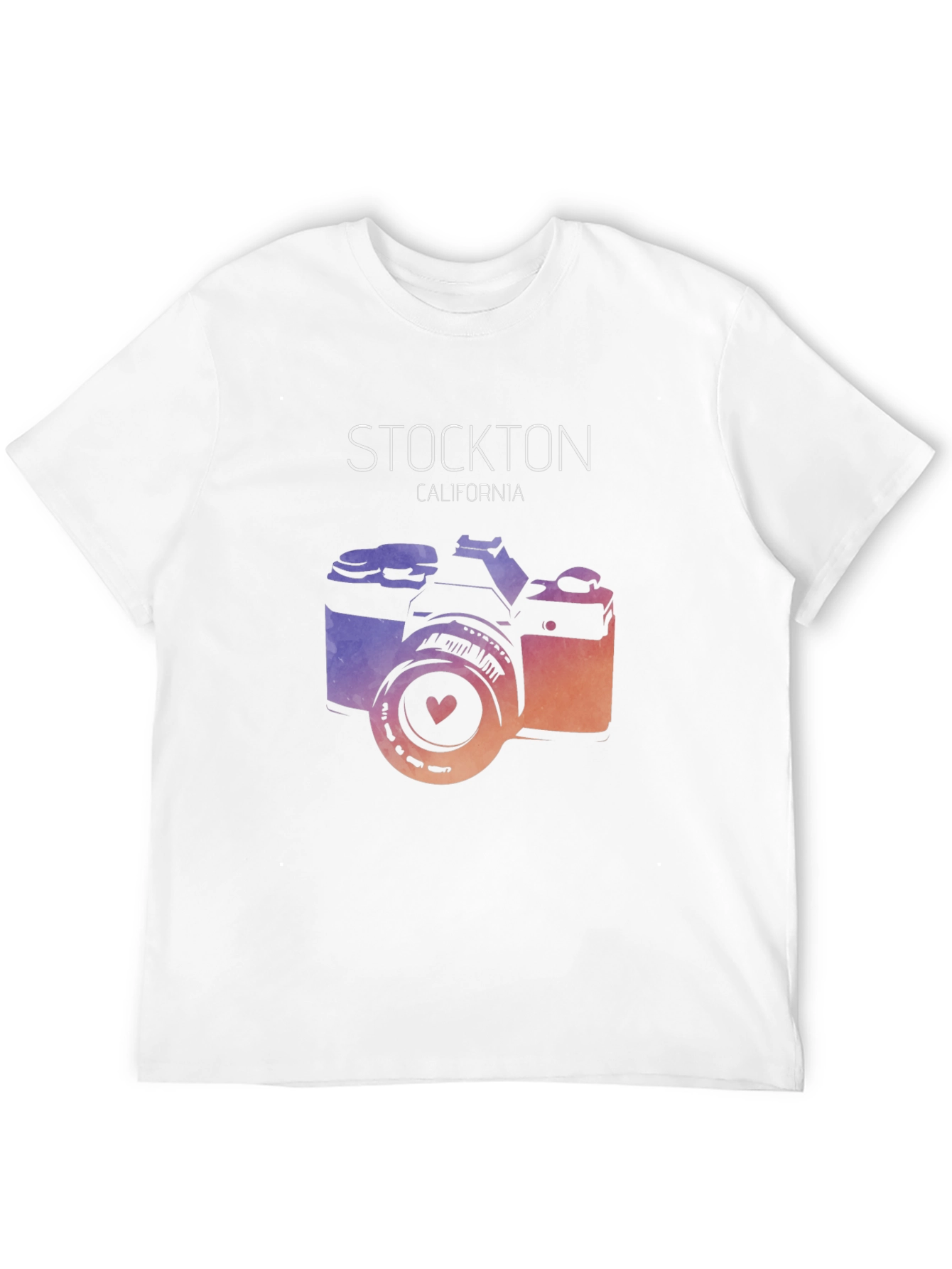 Stockton California Camera Graphic Tee