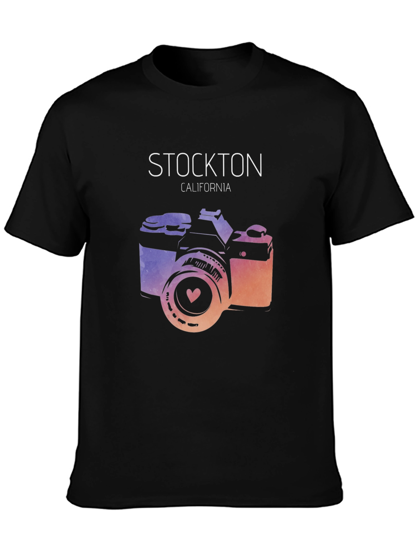 Stockton California Camera Graphic Tee