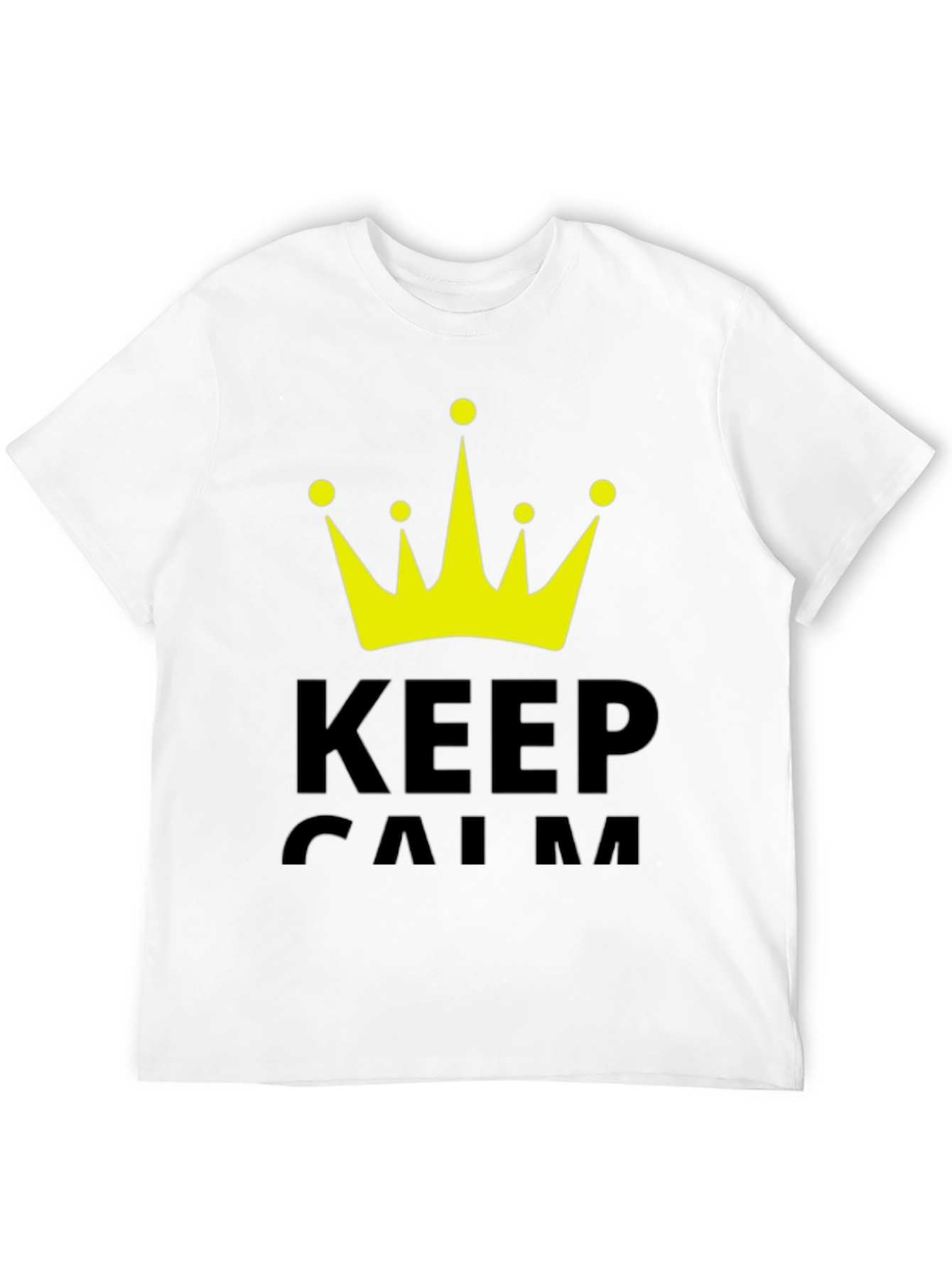 Keep Calm Crown Graphic T-Shirt