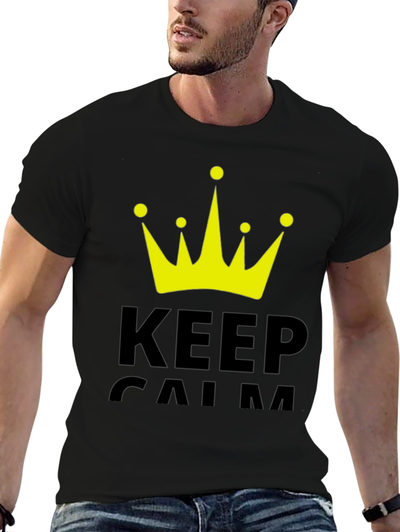 Keep Calm Crown Graphic T-Shirt
