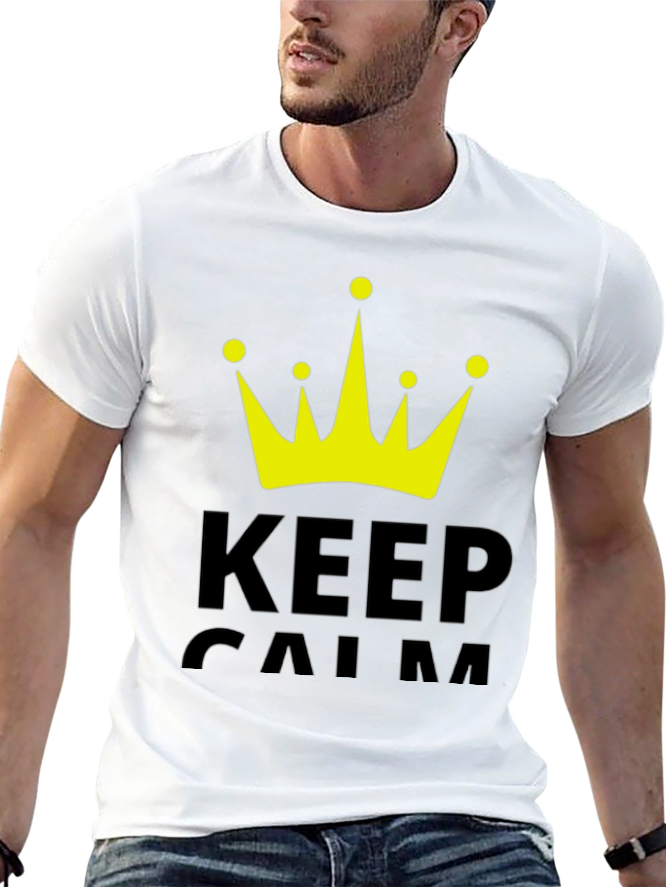 Keep Calm Crown Graphic T-Shirt
