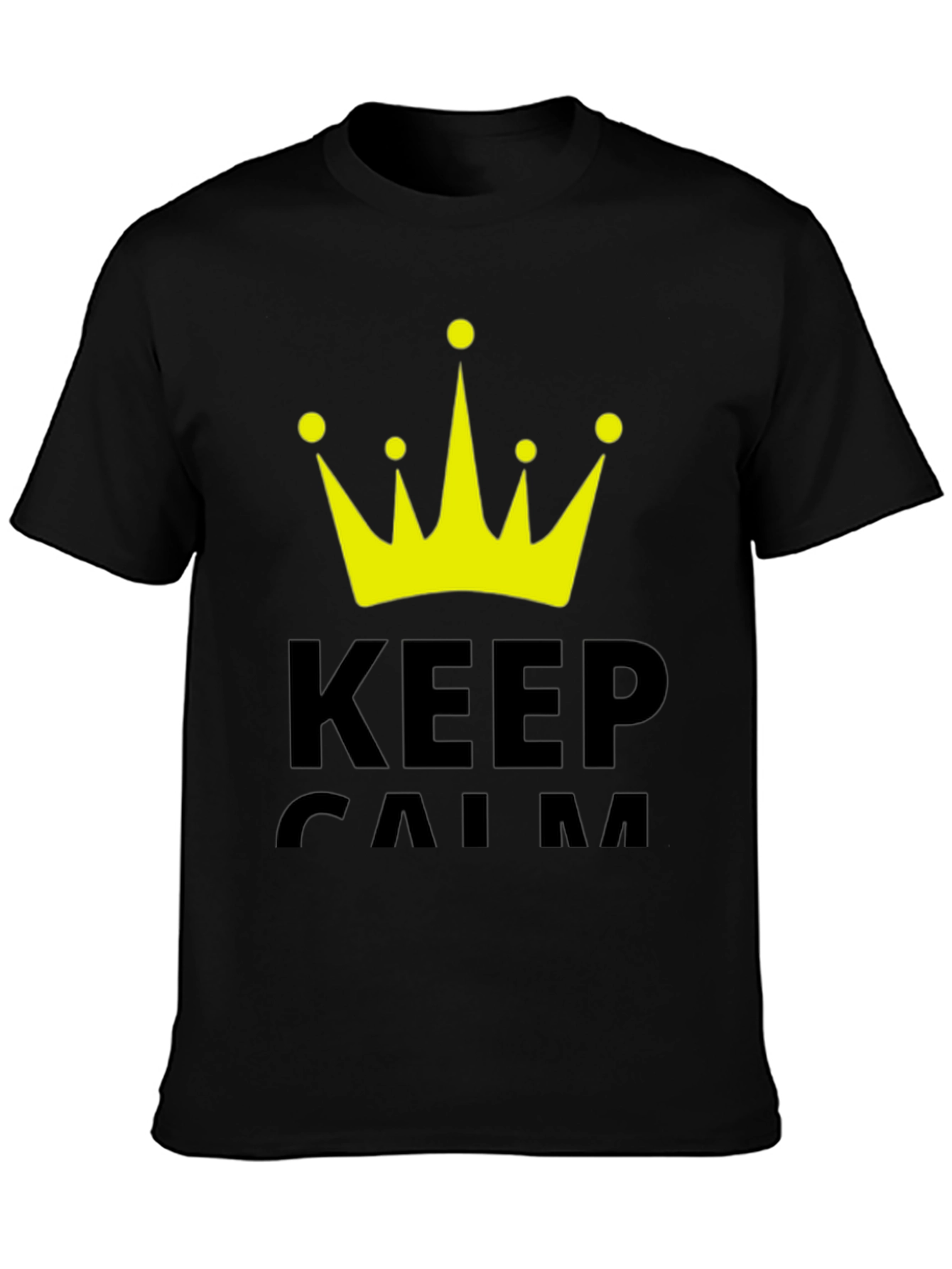 Keep Calm Crown Graphic T-Shirt