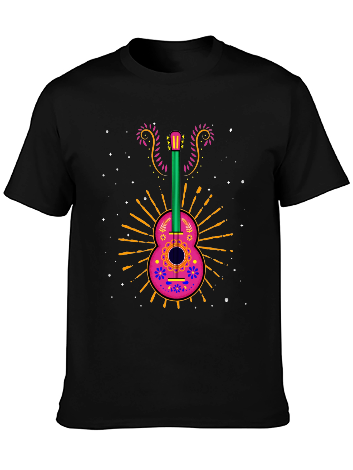 Day of the Dead Guitar Graphic Tee