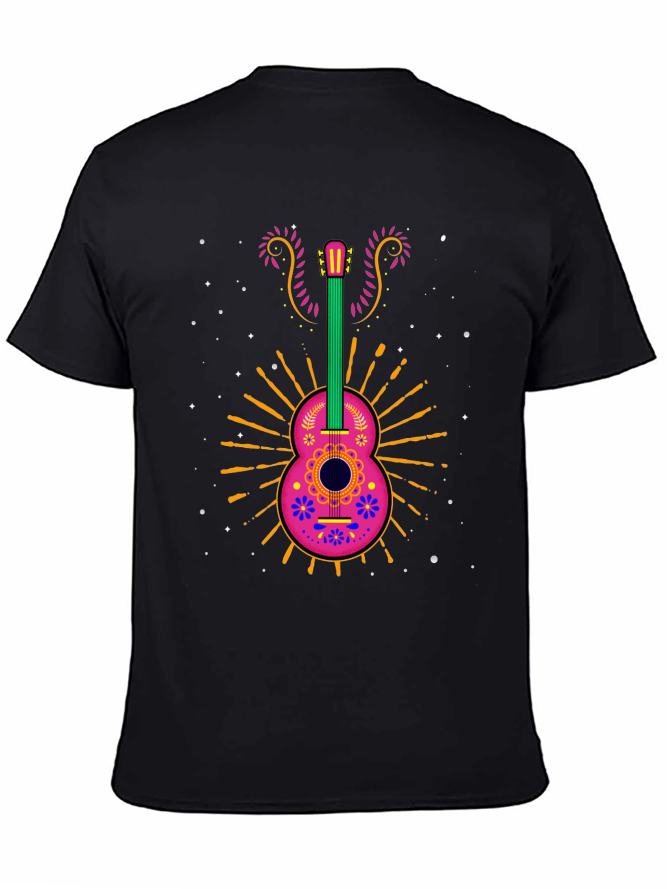 Day of the Dead Guitar Graphic Tee