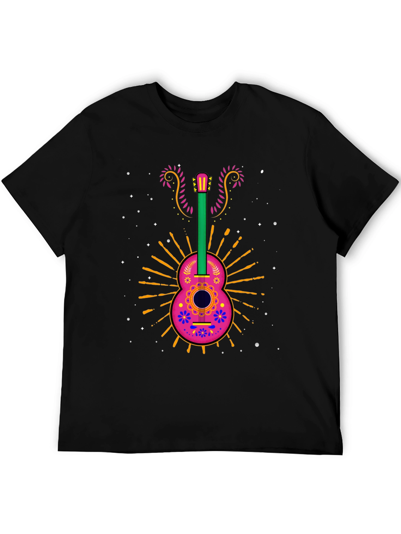 Day of the Dead Guitar Graphic Tee